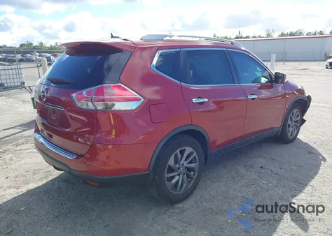 2016 Nissan Rogue Sl из США, поврежденный, VIN 5N1AT2MTXGC871391